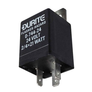 0-744-24 Durite 24V 2-4 x 21W Hazard Flasher Unit