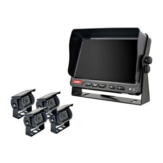 0-774-96 Durite 7 Inch Quad Camera System  with 4 Sony CCD Cameras