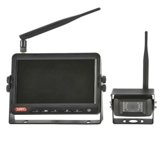 0-775-39 Wireless 12V-24V CCTV Kit - 7 Inch Colour TFT Monitor with Sound