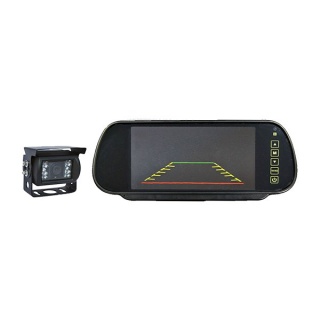 0-775-47 Durite 7'' Mirror Monitor Rear Cam Kit