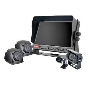 0-775-66 Durite 7 Inch Quad Camera System and Includes 4  Cameras