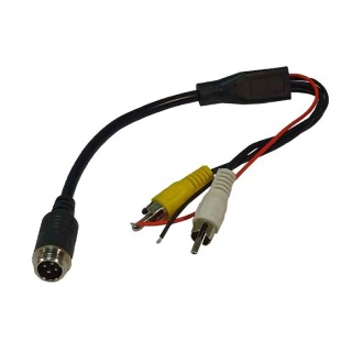 0-775-73 CCTV Adaptor For DAF 4 Pin Male To Male 15CM
