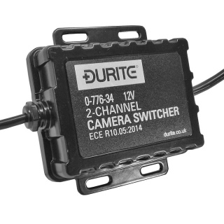 0-776-34 Durite 12V 2-Channel CCTV Video and Audio Switch