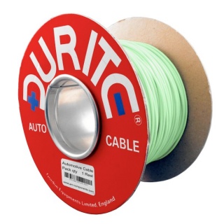 0-932-40 100m x 1.00mm² Light Green 16.5A Auto Single-core Cable