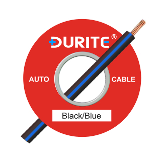 0-942-12 50m x 1.00mm² Black-Blue 8.75A Auto Single-core Cable