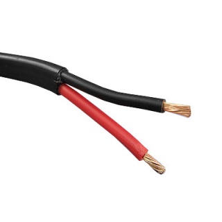 2.00mm Red & Black 25A Thin Wall Twin Flat Cable | Re: 0-953-50