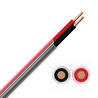 0-975-35 Durite 50m Siamese Twin-core PVC Red-Black Battery Cable - 35mm²