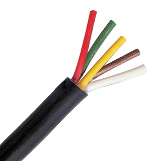 0-995-50 30m Roll 5-Core 16.5A Automotive Electric Cable