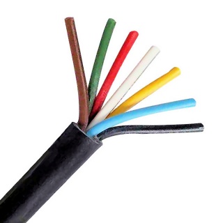 Roll 7-Core 5.75A (Light Duty) Thin Wall Auto Electric Cable | Re: 0-997-10