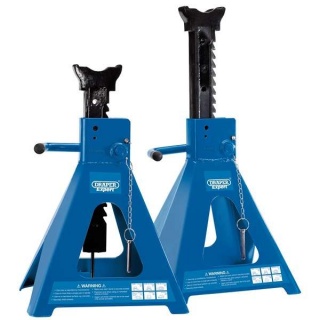 01815 | Pneumatic Rise Ratcheting Axle Stands 10 Tonne (Pair)