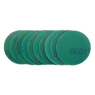 02012 | Wet and Dry Sanding Discs with Hook and Loop 50mm 1500 Grit (Pack of 10)