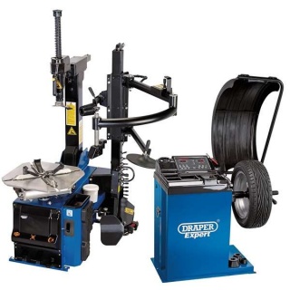 02152 | Tyre Changer with Assist Arm and Wheel Balancer Kit