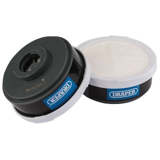 03030 | Spare A1P2 Filters (2) for Combined Vapour and Dust Respirator 03030