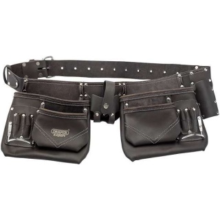 03138 | Oil-Tanned leather Double Pouch Tool Belt