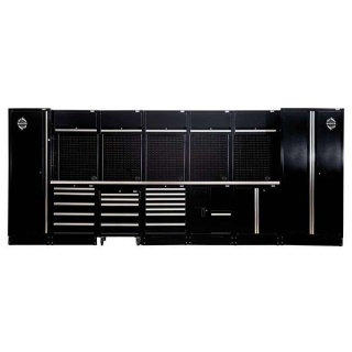 04393 | BUNKER® Modular Storage Combo with Stainless Steel Worktop (25 Piece)