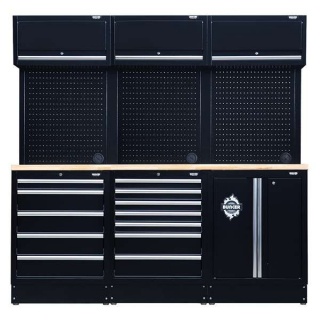 04411 | BUNKER® Modular Storage Combo with Hardwood Worktop (14 Piece)