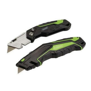 04773 | Retractable & Folding Trimming Knife Set with 10 x SK2 Two Notch Blades