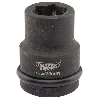 05001 | Draper Expert HI-TORQ® 6 Point Impact Socket 3/4'' Square Drive 20mm