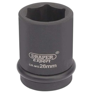 05007 | Draper Expert HI-TORQ® 6 Point Impact Socket 3/4'' Square Drive 26mm