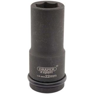 05054 | Draper Expert HI-TORQ® 6 Point Deep Impact Socket 3/4'' Square Drive 22mm