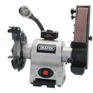 05096 | Bench Grinder with Sanding Belt and Worklight 150mm 370W