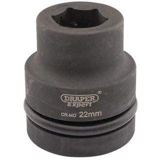 05103 | Draper Expert HI-TORQ® 6 Point Impact Socket 1'' Square Drive 22mm