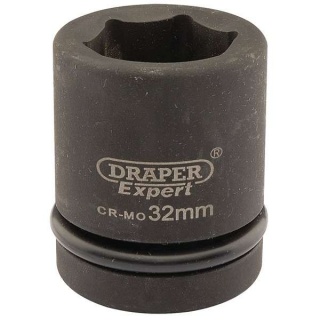 05112 | Draper Expert HI-TORQ® 6 Point Impact Socket 1'' Square Drive 32mm