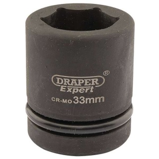 05113 | Draper Expert HI-TORQ® 6 Point Impact Socket 1'' Square Drive 33mm