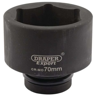 05131 | Draper Expert HI-TORQ® 6 Point Impact Socket 1'' Square Drive 70mm