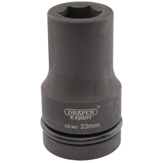 05138 | Draper Expert HI-TORQ® 6 Point Deep Impact Socket 1'' Square Drive 23mm