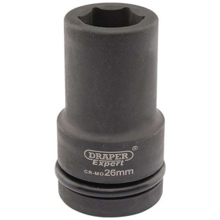 05141 | Draper Expert HI-TORQ® 6 Point Deep Impact Socket 1'' Square Drive 26mm