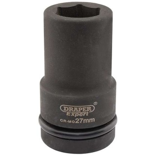 05142 | Draper Expert HI-TORQ® 6 Point Deep Impact Socket 1'' Square Drive 27mm
