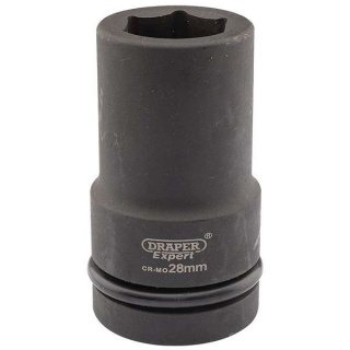 05143 | Draper Expert HI-TORQ® 6 Point Deep Impact Socket 1'' Square Drive 28mm