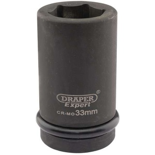 05147 | Draper Expert HI-TORQ® 6 Point Deep Impact Socket 1'' Square Drive 33mm