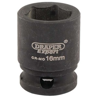 06876 | Draper Expert HI-TORQ® 6 Point Impact Socket 3/8'' Square Drive 16mm