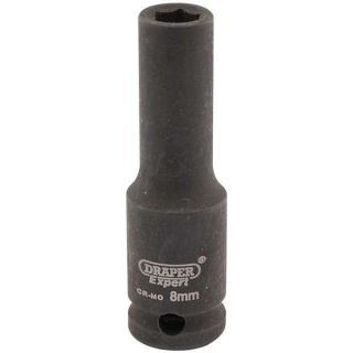 06881 | Draper Expert HI-TORQ® 6 Point Deep Impact Socket 3/8'' Square Drive 8mm