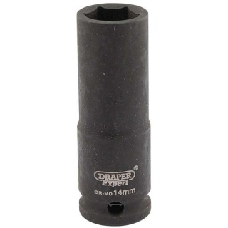 06887 | Draper Expert HI-TORQ® 6 Point Deep Impact Socket 3/8'' Square Drive 14mm