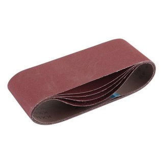 09258 | Cloth Sanding Belt 100 x 610mm Assorted Grit (Pack of 5)