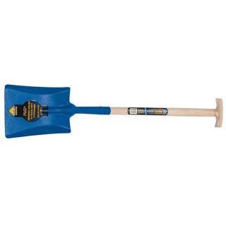 10877 | Draper Expert Contractors Square Mouth Shovel with Ash Shaft and T-Handle