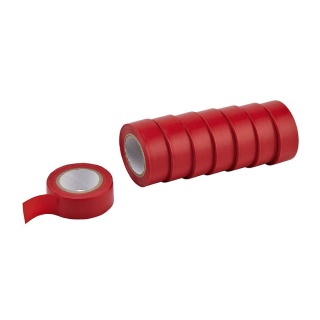 11912 | Insulation Tape To Bsen60454/Type2 10m X 19mm Red (Pack Of 8)