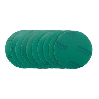 11952 | Wet and Dry Sanding Discs with Hook and Loop 75mm 2000 Grit (Pack of 10)