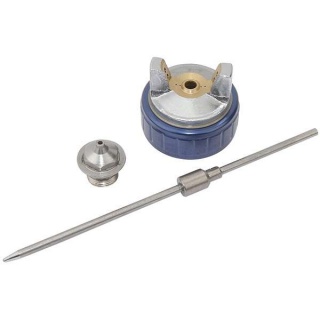 13844 | Spare Nozzle Needle & Cap Set for Spray Guns 09706 & 09707 1.7mm