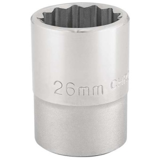 16694 | 12 Point Socket 3/4'' Square Drive 26mm