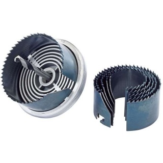 18053 | Carbon Steel Holesaw Kit for Wood and Plastics 32 - 64mm (7 Piece)