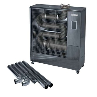 18070 | 230V Far Infrared Diesel Heater with Flue Kit 51500 BTU/15.1kW