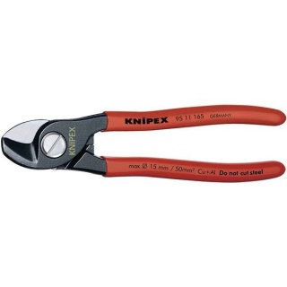19590 | Knipex 95 11 165 SBE Copper or Aluminium Only Cable Shear 165mm