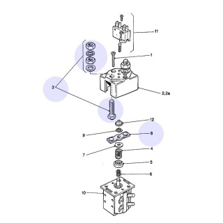 2070-55 Albright SW85 Series Contact Kit - Large Tips