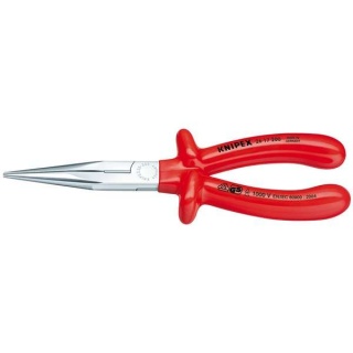 21454 | Knipex 26 17 200 Fully Insulated Long Nose Pliers 200mm