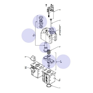 2156-184 Albright SU280 Solenoid Contact Repair Kit