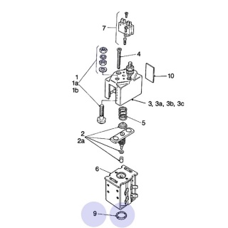 2180-246 Albright SW180 Series Solenoid End Cap